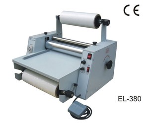 WD-380 Máy tính để bàn điện 375 mét/14 ''của nhãn hiệu cho ăn giấy nóng và lạnh CuộN Laminator A3 A4 Giấy Máy cán - Product Image 5