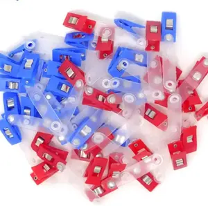 Sıcak satış yüksek kaliteli ürünler renkli Metal rozet tutucu klipler kart klipler tutucu rozeti klip