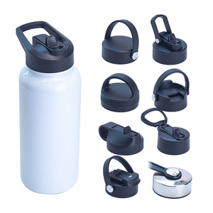 Bouteille d'eau pour vélo avec bouchon à pression réutilisable et corps givré - Product Image 2