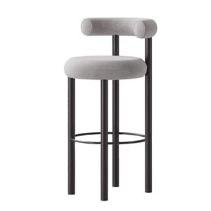 <span class=keywords><strong>Tabouret</strong></span> <span class=keywords><strong>de</strong></span> comptoir rembourré en bouclette grise sur mesure avec pieds en fer <span class=keywords><strong>noir</strong></span> <span class=keywords><strong>mat</strong></span>, chaise <span class=keywords><strong>de</strong></span> <span class=keywords><strong>bar</strong></span> moderne pour îlot <span class=keywords><strong>de</strong></span> cuisine <span class=keywords><strong>de</strong></span> 35,5 pouces, Australie - Product Image 4