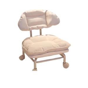 Cloud Shaped Stool With Casters And Backrest For Kids And Adults Foam Filled Seat Chair - Product Image 1