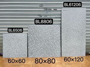 Carreaux de céramique modernes gris marbre motif terrazzo finition mate pour salle à manger d'appartement extérieur 60x120 en liquidation - Product Image 3