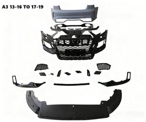 Kit Carrozzeria Stile RS3 8V.5 per Audi <span class=keywords><strong>A3</strong></span> S3 <span class=keywords><strong>Sline</strong></span> 2013-2016, Paraurti Anteriore e Posteriore, Fari - Product Image 3
