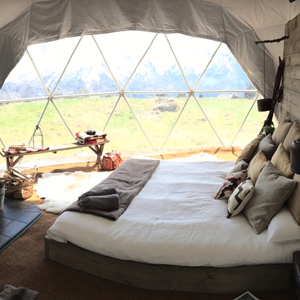 แพลตฟอร์มไม้แสนสบายรูปทรงโดมบ้านโรงแรมโดมรีสอร์ทตั้งแคมป์ - Product Image 6