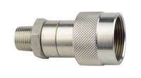Accouplement hydraulique haute pression KZE-B 700BAR Verrouillage de filetage de tuyau ou de vanne à boisseau sphérique Coupleur hydraulique à dégagement rapide