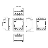 Módulo lógico LOGO 6ED1052-2MD08-0BA3 PLC, 8DI(4AI) 4DO Relé, Ethernet, proveedor de PLC, PLC en venta