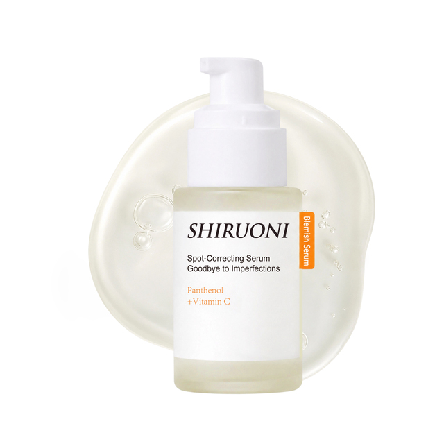 Spot & Blemish Serum With Pure Vitamin C Panthenol Niacinamide Sea Buckthorn Extract Calm Irritated Blemished Skin Face Serum