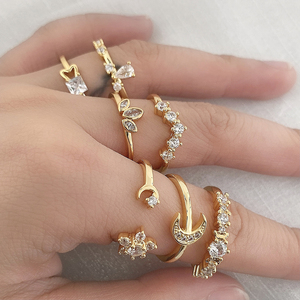 Anillo Unisex de Latón Estilo Clásico MAR065 FOXI, Chapado en Oro de 18K, Talla Ajustable para Mujer y Hombre - Product Image 2