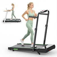 Caminadora Plegable con Inclinación Automática de 9 Niveles hasta 12%, Motor Silencioso de 2.5HP, Bluetooth, APP, OEM, ODM, de Fábrica China