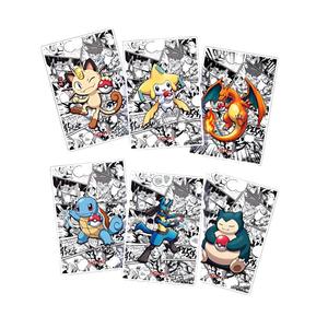 YQ Wholesale 100 feuilles Nouveaux panneaux de fan art Pokémon Fantasy Journey, jeu de cartes à collectionner, écologiques, pour cadeaux de fête - Product Image 2