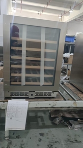 NE-403-12 Undercounter Built-in <b>Compressor</b> Precise Touch Control Thermostat Glass Door Wine Cooler Refrigerator - Product Image 2
