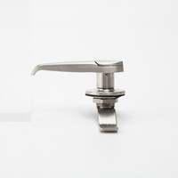 Loquet à came à quart de tour avec poignée en L et cache-poussière, serrure de porte d'armoire électrique pour boîtier de distribution d'énergie et panneau de commande