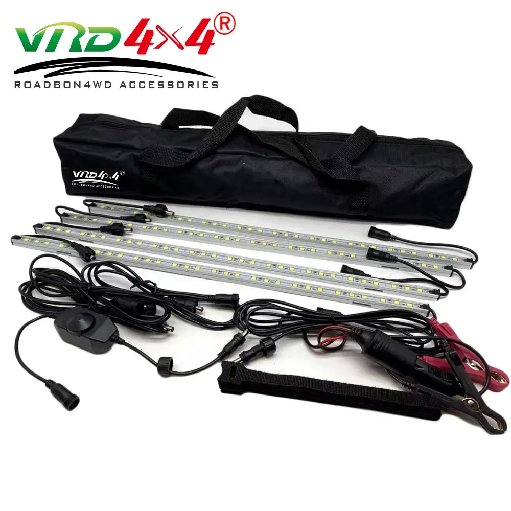 VRD4X4 Kits de lumière de tente LED extérieure de qualité supérieure barre de 4x4 LED hors route lampe de tente sur le toit éclairage auvent barre de LED