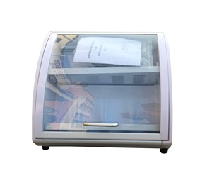 Meisda SC15 15L <strong>Table</strong> <strong>Top</strong> <strong>Small</strong> Single Glass Door Mini Chocolate Display <strong>Fridge</strong> - Product Image 5