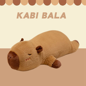 HY198 Kawaii moelleux Capybara tortue peluche mignon sac à dos en peluche jouet pour enfants et hommes moche fraise cadeau pour un usage domestique - Product Image 5