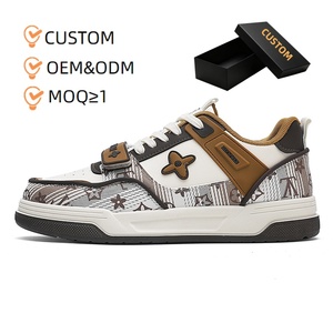 2026 Original <b>Box</b> Designer logo Graffiti Fashion Trend Casual Skate Shoes Men's and Women's Sports Shoes Stylish Men's Shoes - Product Image 3