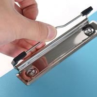 Porte-blocs d'écriture pliable personnalisé 8K en plastique avec cadre métallique, fournitures de bureau, papeterie avec logo