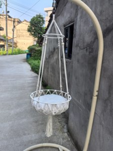 <span class=keywords><strong>Hamac</strong></span> suspendu pour chat Boho tissé à la main <span class=keywords><strong>beige</strong></span> d'une capacité de 33lb pour dormir, jouer, grimper et se prélasser - Product Image 3