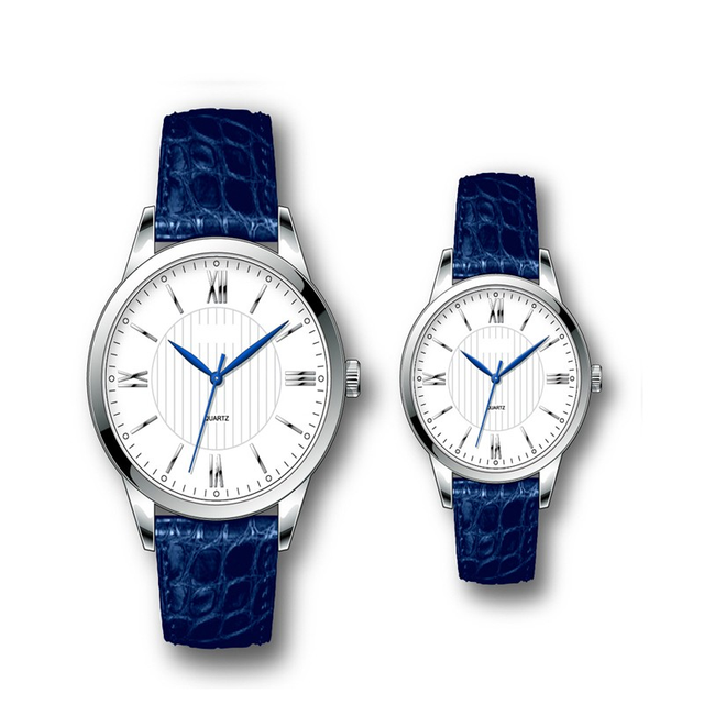 Fashion 5 ATM Water Resistant Brand Quartz Movement Men Wrist Couple Watches