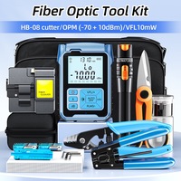 Kit de valise FTTH, outil de terminaison de fibre optique, équipement multifonctionnel, sac à outils Fibra Optica, kit de décapage