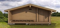 Cabanes en rondins Maison préfabriquée en bois