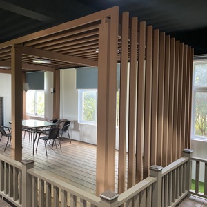 Lan Can Cầu Thang Bảo Dưỡng Thấp WPC Lan Can Và Lan Can Bằng Nhựa Tổng Hợp Ngoài Trời Lan Can Ban Công - Product Image 2