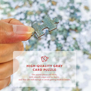 Rompecabezas Personalizado de Cartón Gris de 1000 Piezas, Juguete Educativo Personalizado, Juego Educativo para Niños y Adultos, Regalo para Todas las Edades - Product Image 5