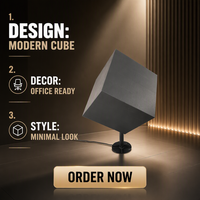 Écran LED publicitaire extérieur cubique de haute qualité, pleine couleur, P2.5, 62500 points/m², module de forme irrégulière, 1 an