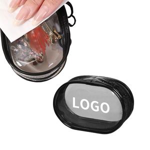 2026 Custom Clear Promotional Toy Display Figure Bag clear Pouch Transparent <b>Blind</b> case <b>Pvc</b> Doll Zipper Makeup Bag Mini Pouches - Product Image 2