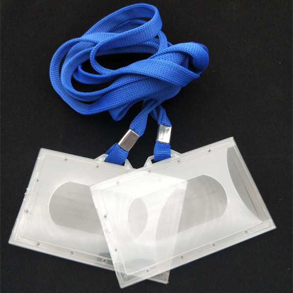 -Прозрачный жесткий пластиковый чехол для удостоверения личности для школы
