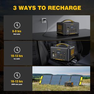 VTOMAN 3096Wh <b>Portable</b> Power Station 110W <b>Solar</b> <b>Panel</b> Bundle Extra Battery 4400W <b>Solar</b> Power Generator Home Backup MPPT - Product Image 5