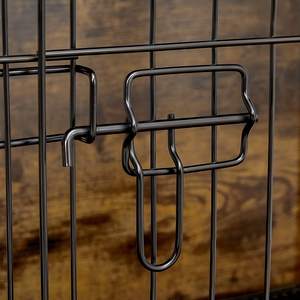 ZMaker — niche en bois Double portes pour chiens, meubles de Table avec plateau amovible, maison pour animaux domestiques - Product Image 6