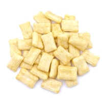 Galletas de Arroz Horneadas con Ajo y Sabor a Shoyu, Rectangulares Acanaladas, Snacks Japoneses de Arroz, Snacks Asiáticos Salados de Granos