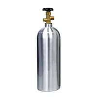 Cylindre en aluminium pour boisson et brassage de boissons, sans couture, 6,7 l, 4.5kg, 10 lbs, liquide CO2, oxyde de carbone, liquide