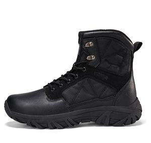 Botas Tácticas DFH1205 Ligeras en Color Negro, Marrón, Bronceado y Arena con Detalles en Plata - Product Image 3