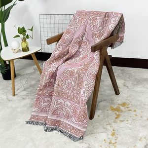 Moq 1PS tùy chỉnh thiết kế Boho ném Chăn với tấm thảm dã ngoại ném Thảm ném chăn - Product Image 3