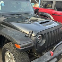 Remplacement du capot du moteur noir pour Jeep Wrangler Jk 2007-2017 J392