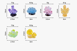 Bestseller Cottagecore Submarine Core Azure Reverie Miniature in Resina Luminosa a Forma di Corallo per Acquascaping, Decorazione per Acquario e Casa - Product Image 2