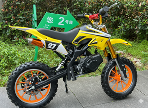 Mini moto tout-terrain à essence 49cc pour enfants |   Motocross pour jeunes à 2 temps |   Mini Moto d'Aventure <span class=keywords><strong>Vitesse</strong></span> Maximale 40-60 km/h Modèle - Product Image 3