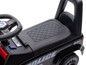 Auto Elettrica Giocattolo per Bambini a Forma di Auto della Polizia, Macchina Cavalcabile in Plastica per Bambini - Product Image 6