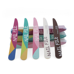 OEM مصنع مخصص المطبوعة المتاح ملفات الأظافر على الوجهين المهنية الخشب الصنفرة رقيقة تلميع مصادر مواد الصنفرة - Product Image 6