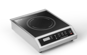 Cuisinière à induction commerciale à technologie Half Bridge avec brûleur unique, protection contre la surchauffe et verrouillage de sécurité enfant - Product Image 5