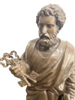 Haute Qualité Bronze Religieux Saint Statue Exquis Artisanat Art Décor pour Jardin ou Église Offre Spéciale Figurine