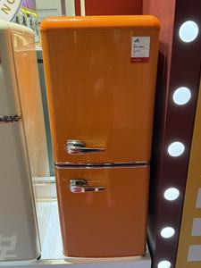 Réfrigérateur rétro pour usage commercial hôtelier OEM/ODM, dégivrage manuel, refroidissement direct, <span class=keywords><strong>encastrable</strong></span>, en plastique, <span class=keywords><strong>double</strong></span> <span class=keywords><strong>porte</strong></span> - Product Image 2