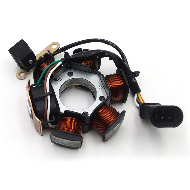 China motorcycle magneto stator coil generator stator coil for Piaggio 50 2T Vespa 50 LX scooter