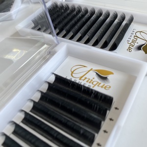 Extensions de <span class=keywords><strong>cils</strong></span> en camélia L M LC LD LB C D CC DD Curl 0.03 0.05 0.07mm en PBT coréen, naturelles, douces, faites à la main, pour un volume accru - Product Image 4