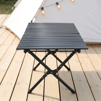 Mesa Plegable Portátil para Camping, de Acero Inoxidable, para Picnic y Barbacoa al Aire Libre, en Oferta