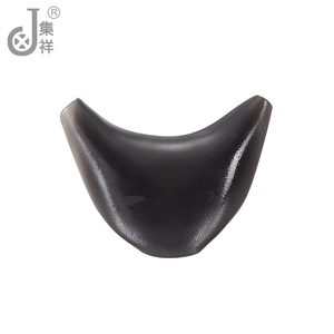 Ensemble de bac à shampoing pour salon de coiffure avec appui-tête en PU, design moderne et doux, noir - Product Image 2