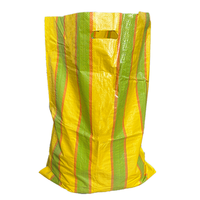 Gambie Cameroun Kenya Sacs à provisions en raphia plastique polypropylène tissé laminé PP coloré Sacos De Rafia