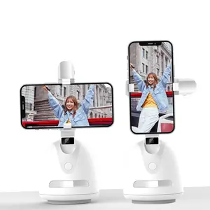 Robot Elektronik Ai 2021 Hands Free, 360 Rotasi Otomatis Objek Pelacak Wajah Tongkat Selfie Gimbal Tripod